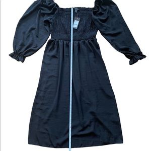 NWT New Look Shirred Square Neck Dress, US Size 12